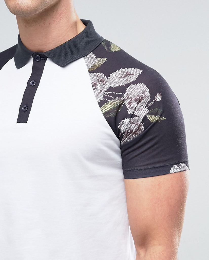 Denim High Waist Shorts With Leg Sport Print