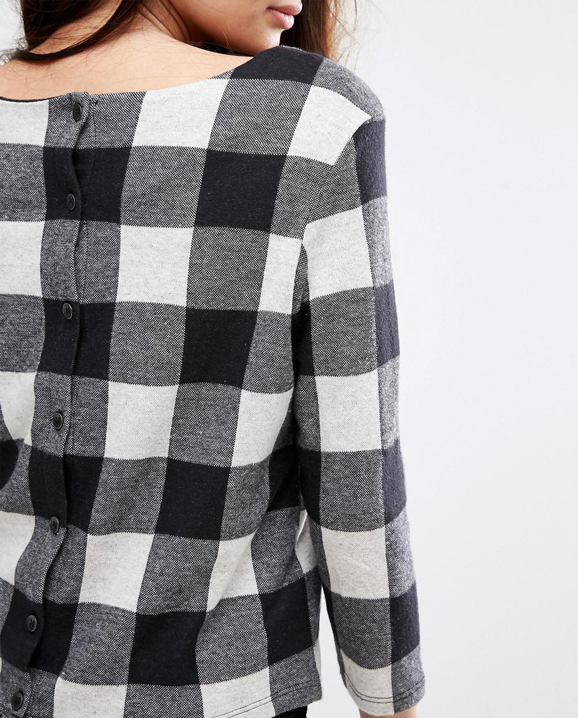 Baisy Street 3/4 Sleeve Panelled Casual Shirt