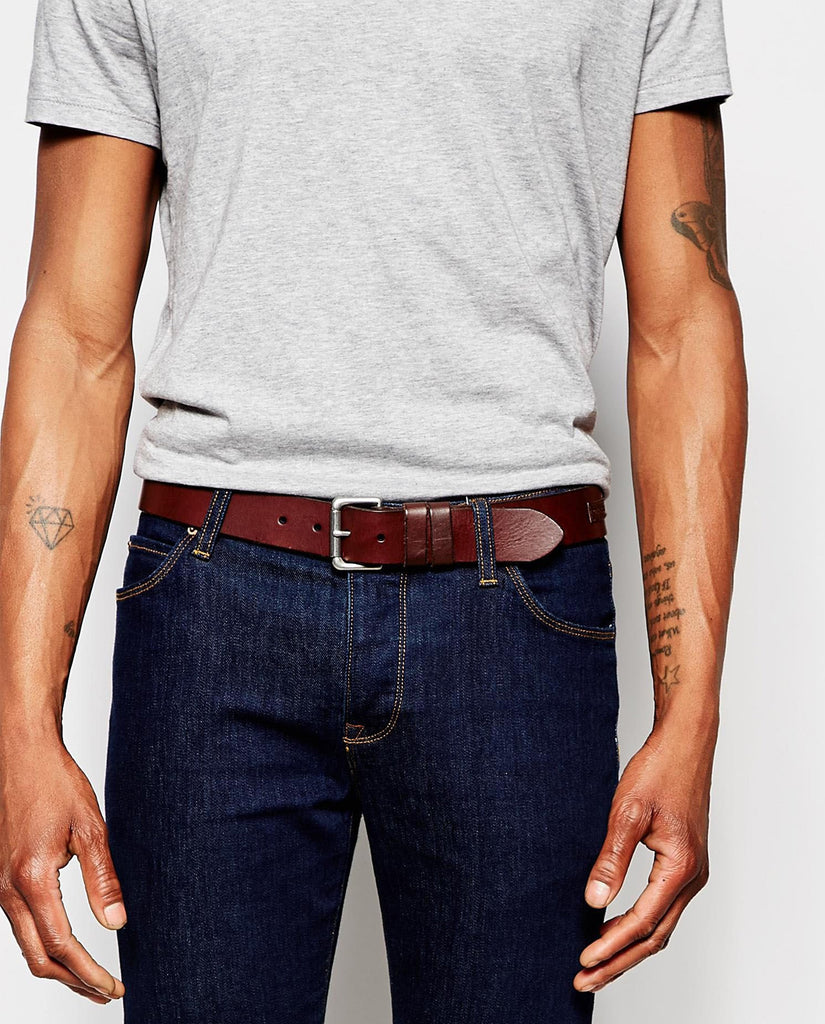 Mary Red Tie Up Block Heeled Sandals