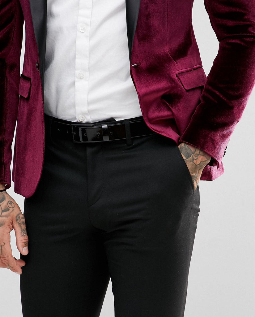 Shirt In Longline With Monochrome Check